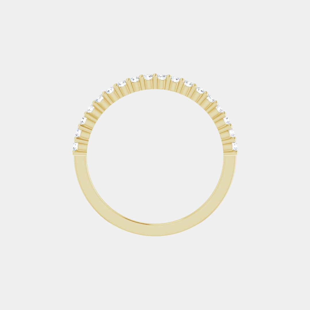 The Gold Traditional Set Half Eternity