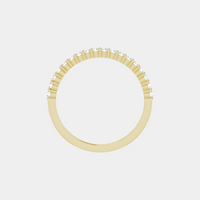 The Gold Traditional Set Half Eternity