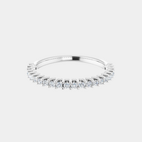 The Platinum Modern Set Half Eternity