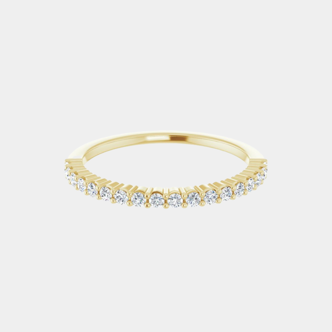The Gold Traditional Set Half Eternity