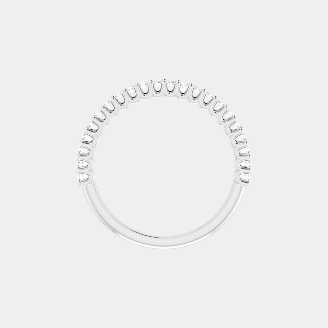 The Platinum Modern Set Half Eternity