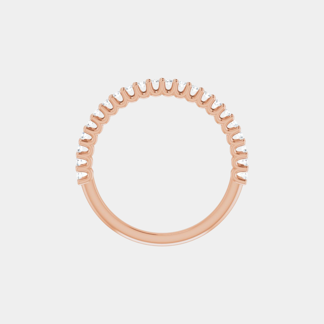 The Gold Modern Set Half Eternity