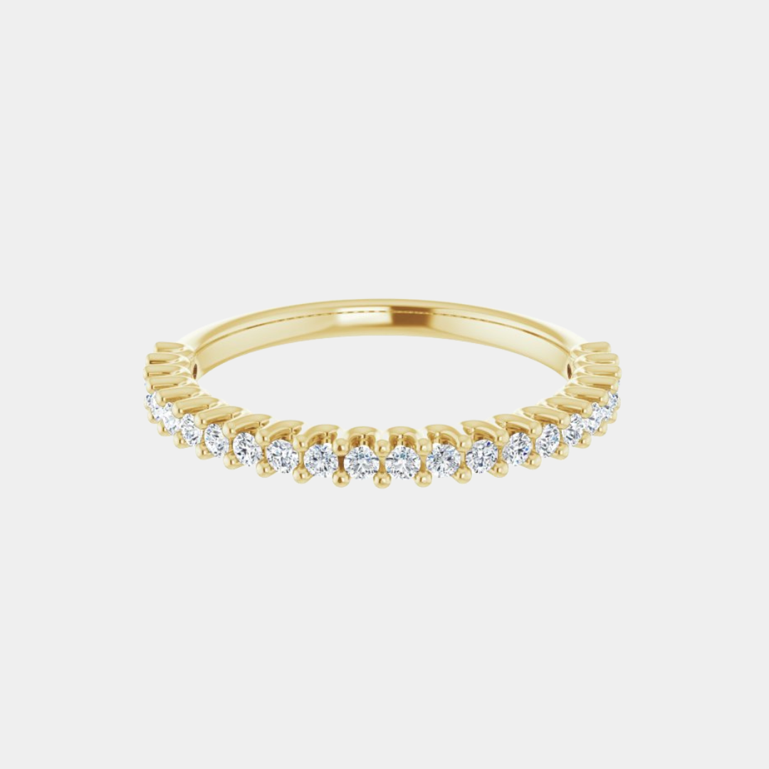 The Gold Modern Set Half Eternity