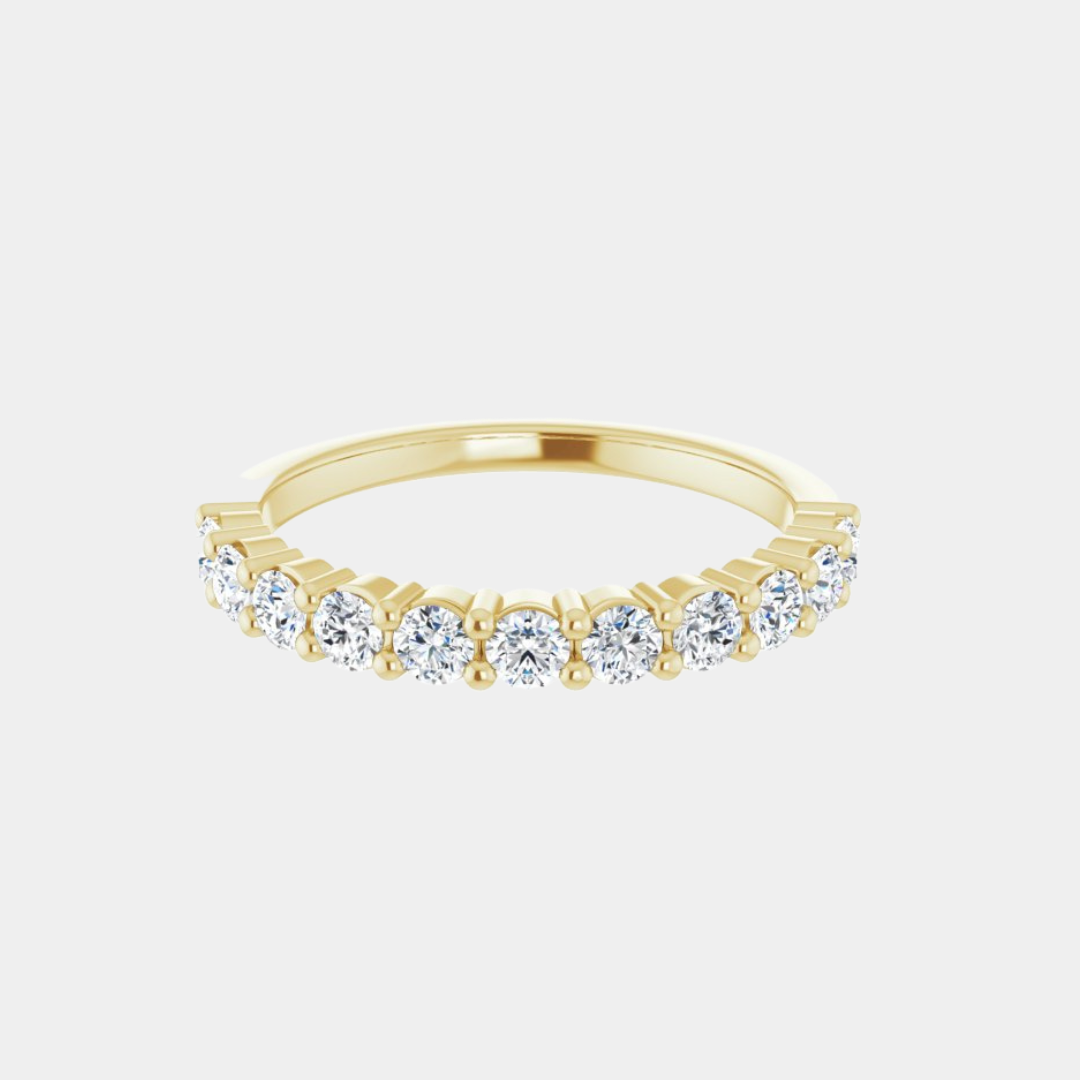 The Gold Traditional Set Half Eternity