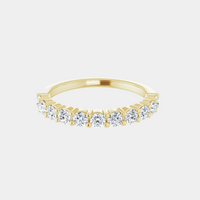 The Gold Traditional Set Half Eternity