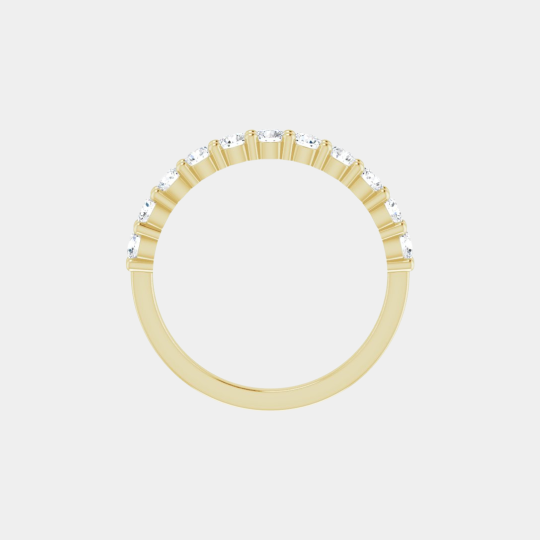 The Gold Traditional Set Half Eternity