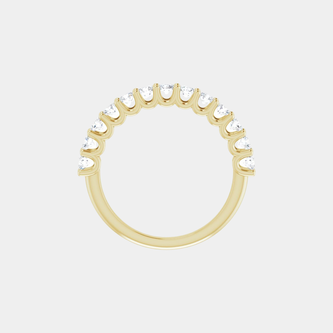 The Gold Modern Set Half Eternity