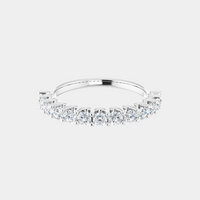The Platinum Modern Set Half Eternity