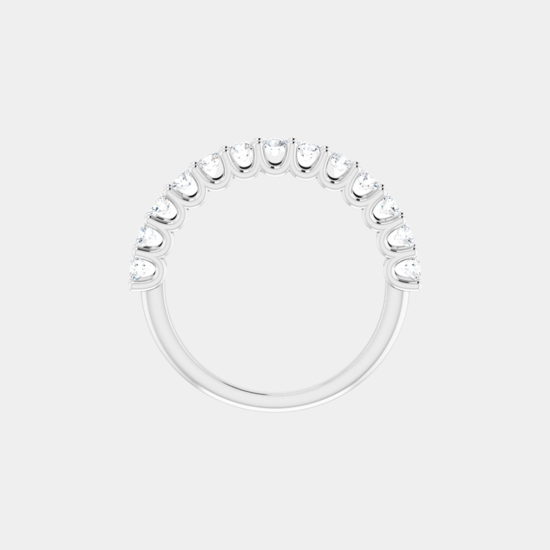 The Platinum Modern Set Half Eternity