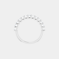 The Platinum Modern Set Half Eternity