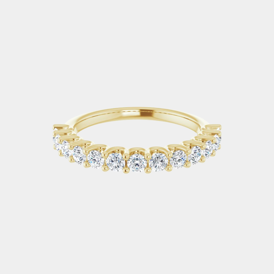 The Gold Modern Set Half Eternity