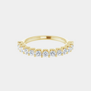 The Gold Modern Set Half Eternity