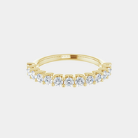The Gold Modern Set Half Eternity