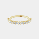 The Gold Modern Set Half Eternity