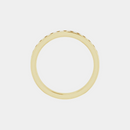The Gold Channel Set Half Eternity