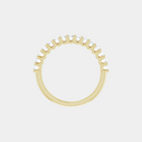 The Gold Modern Set Half Eternity