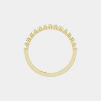 The Gold Traditional Set Half Eternity