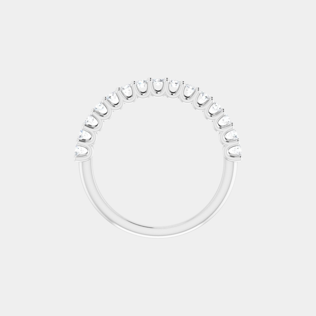 The Platinum Modern Set Half Eternity