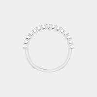 The Platinum Modern Set Half Eternity