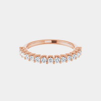 The Gold Modern Set Half Eternity