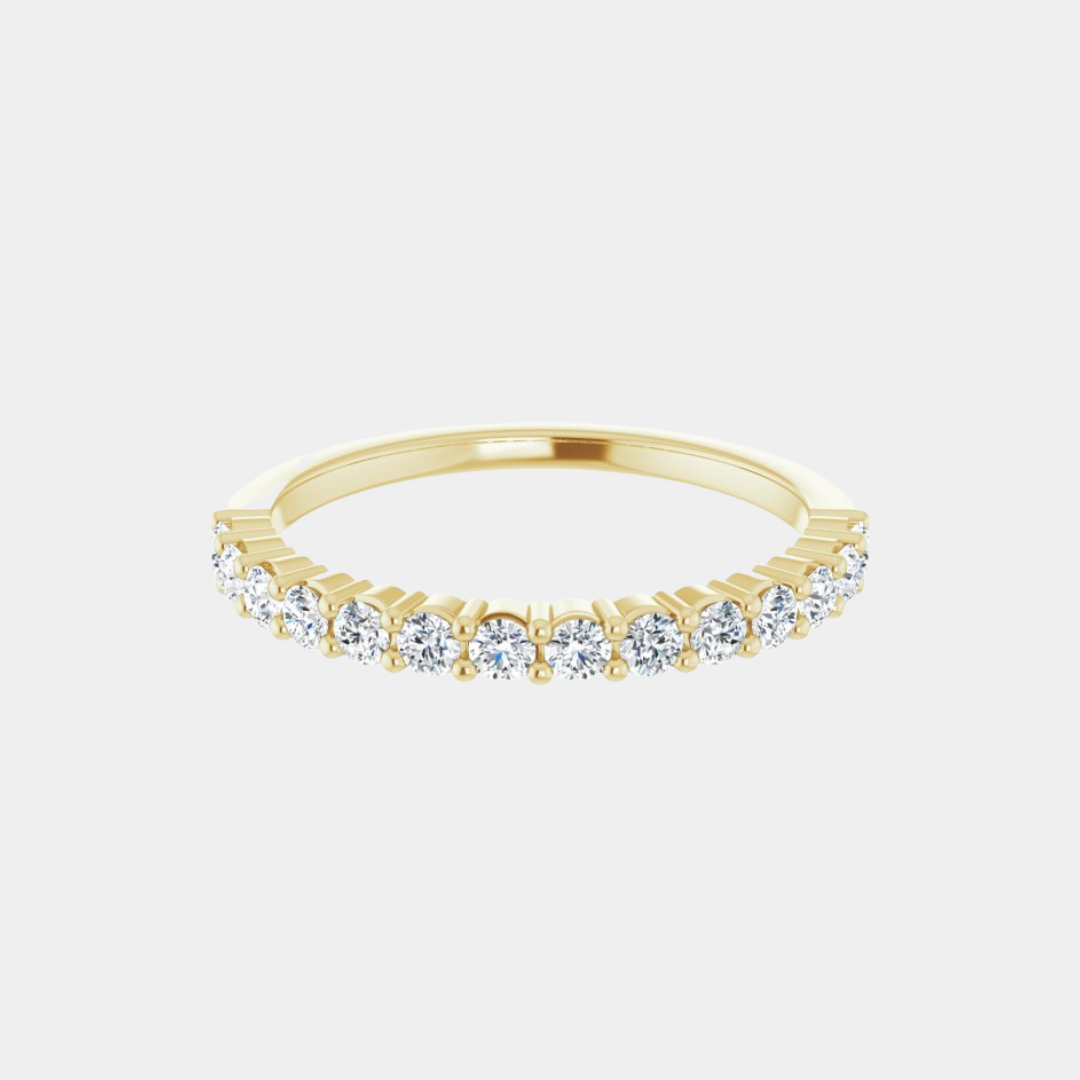 The Gold Traditional Set Half Eternity