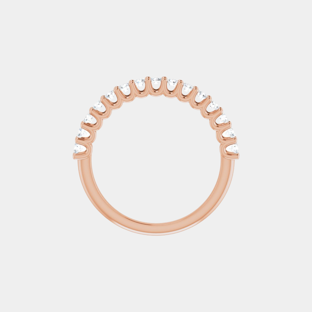 The Gold Modern Set Half Eternity