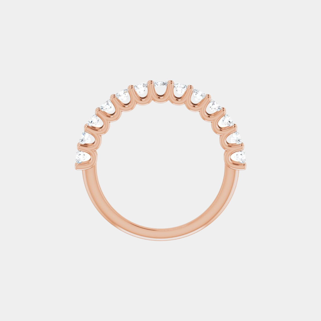 The Gold Modern Set Half Eternity