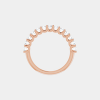 The Gold Modern Set Half Eternity