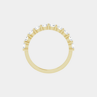 The Gold Traditional Set Half Eternity