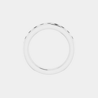 The Platinum Channel Set Half Eternity