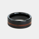 The Tungsten Flat Offset Koa Wood Inlay