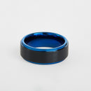 The Tungsten Flat Edge Two-Tone: Black & Blue