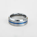thin blue line wedding band
