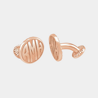 monogram cufflinks
