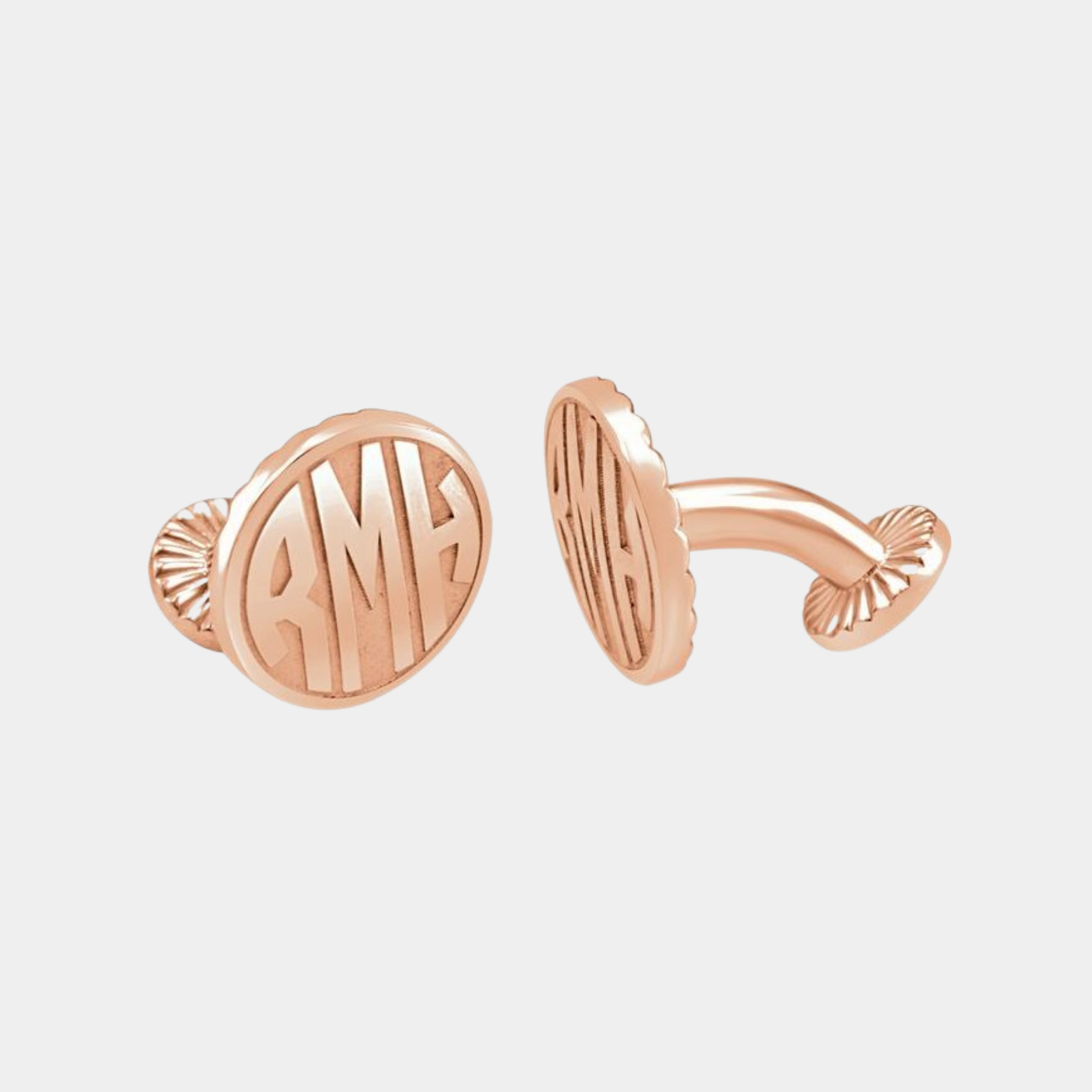 monogram cufflinks