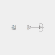 1/2 carat lab diamond stud earrings