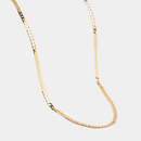 mens thin solid gold chain